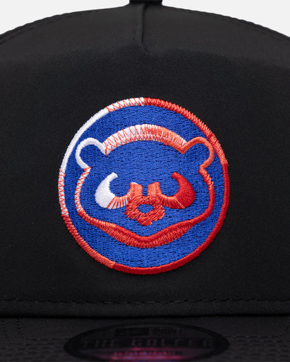 New Era Chicago Cubs Golfer Pre-Curved Snapback Black/OTC