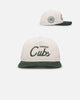 New Era Chicago Cubs 'Currency Corduroy' Golfer Pre-Curved Snapback Chrome White