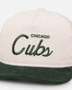 New Era Chicago Cubs 'Currency Corduroy' Golfer Pre-Curved Snapback Chrome White