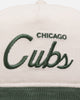New Era Chicago Cubs 'Currency Corduroy' Golfer Pre-Curved Snapback Chrome White