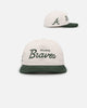 New Era Atlanta Braves 'Currency Corduroy' Golfer Pre-Curved Snapback Chrome White