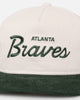 New Era Atlanta Braves 'Currency Corduroy' Golfer Pre-Curved Snapback Chrome White