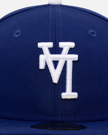 New Era Los Angeles Dodgers 'Upside Down LA Logo' 59FIFTY Fitted Dark Royal