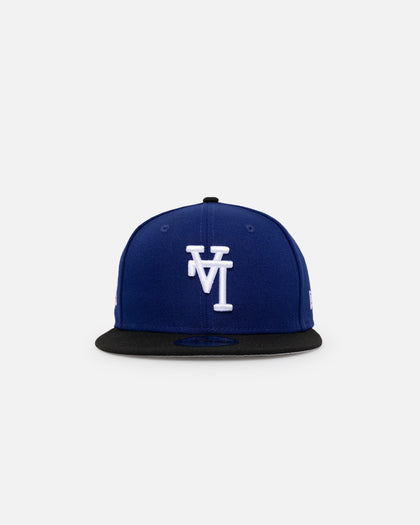 New Era Los Angeles Dodgers 'Upside Down LA Logo' 9FIFTY Snapback Dark Royal/Black