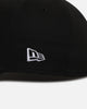 New Era Black With Grey Under Visor Blank 9FORTY A-Frame Snapback Black