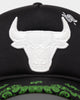 New Era Chicago Bulls 'Glow In The Dark' 9FORTY A-Frame Trucker Snapback Black/Neon Green