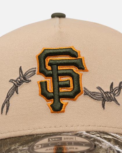 New Era San Francisco Giants 'Real Tree Edge Grit' 9FORTY A-Frame Snapback Oat Milk/Real Tree