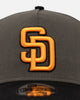 New Era San Diego Padres 'Legendary Charcoal' 9FORTY A-Frame Snapback Charcoal/Black