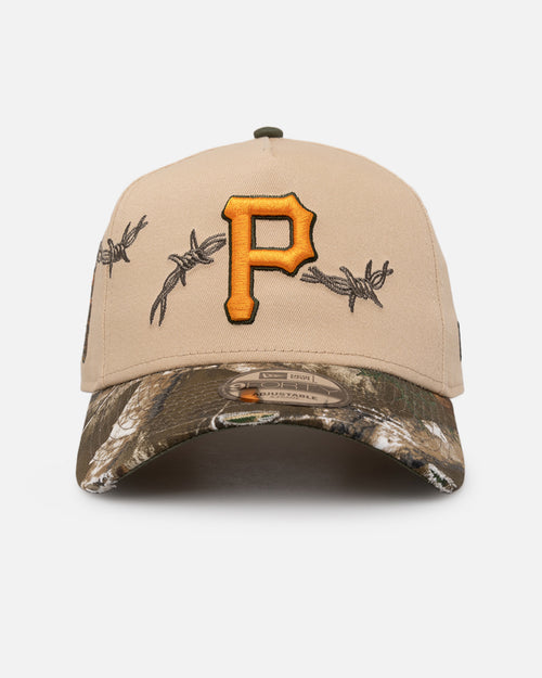 New Era Pittsburgh Pirates 'Real Tree Edge Grit' 9FORTY A-Frame Snapback Oat Milk/Real Tree