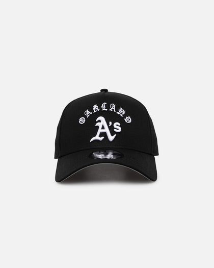 New Era Oakland Athletics 'Gothic Arch' 9FORTY A-Frame Snapback Black/White