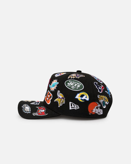 New Era NFL All Over 9FORTY A-Frame Snapback Black