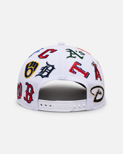 New Era NBA All Over 9FORTY A-Frame Snapback White