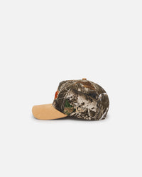 New Era Los Angeles Lakers 'Real Tree Tan Suede' 9FORTY A-Frame Snapback Real Tree
