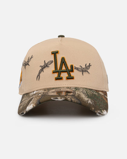 New Era Los Angeles Dodgers 'Real Tree Edge Grit' 9FORTY A-Frame Snapback Oat Milk/Real Tree