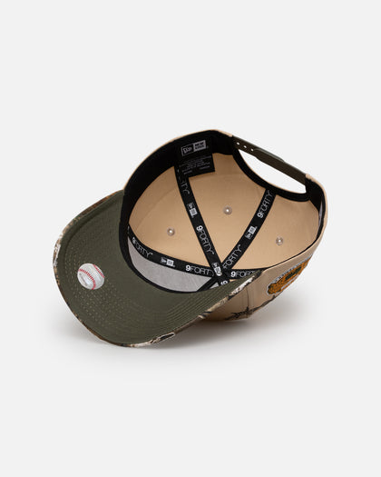 New Era Los Angeles Dodgers 'Real Tree Edge Grit' 9FORTY A-Frame Snapback Oat Milk/Real Tree