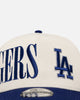 New Era Los Angeles Dodgers 'Tall Text' 9FORTY A-Frame Snapback Chrome White/OTC