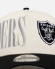 New Era Las Vegas Raiders 'Tall Text' 9FORTY A-Frame Snapback Chrome White/OTC