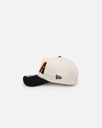New Era Houston Astros 'Tall Text' 9FORTY A-Frame Snapback Chrome White/OTC