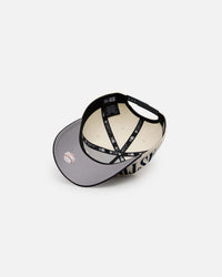 New Era Houston Astros 'Tall Text' 9FORTY A-Frame Snapback Chrome White/OTC