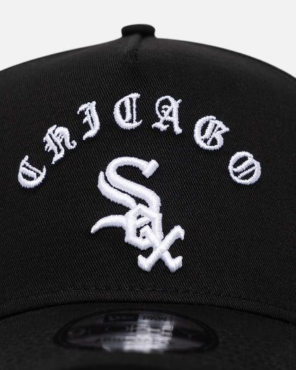 New Era Chicago White Sox 'Gothic Arch' 9FORTY A-Frame Snapback Black/White