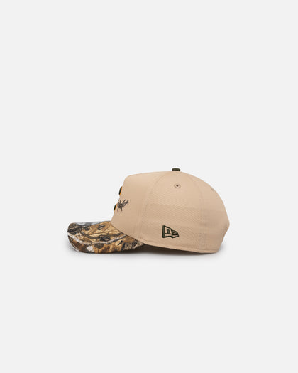 New Era Chicago Cubs 'Real Tree Edge Grit' 9FORTY A-Frame Snapback Oat Milk/Real Tree
