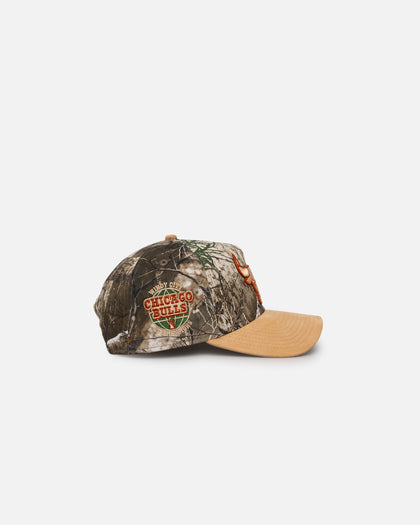 New Era Chicago Bulls 'Real Tree Tan Suede' 9FORTY A-Frame Snapback Real Tree