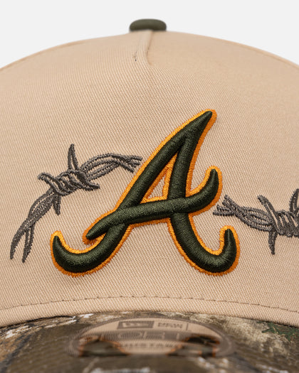 New Era Atlanta Braves 'Real Tree Edge Grit' 9FORTY A-Frame Snapback Oat Milk/Real Tree