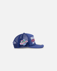 New Era Los Angeles Dodgers Pre-Curved Golfer Trucker Snapback Dark Royal