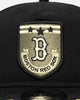 New Era Boston Red Sox 'Military Patch' Pre-Curved Golfer Snapback Black