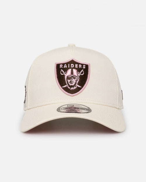 New Era Oakland Raiders 'Neapolitan Chrome' 9FORTY A-Frame Snapback Chrome/Pink Met