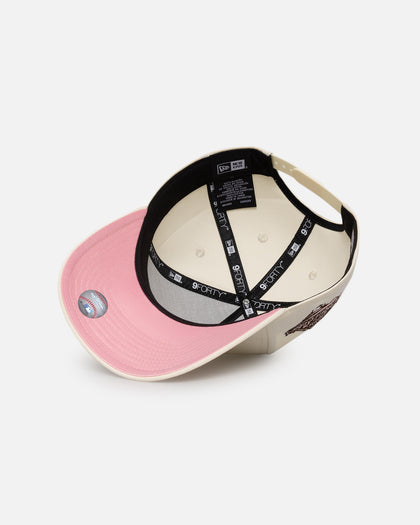 New Era Atlanta Braves 'Neapolitan Chrome' 9FORTY A-Frame Snapback Chrome/Pink Met