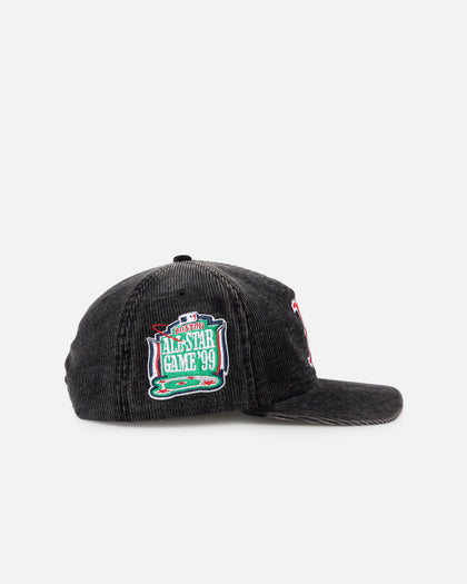 New Era Boston Red Sox 'Washed Corduroy Golfer' Pre-Curved Golfer Snapback Washed Black