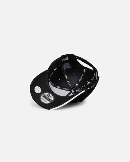 New Era New York Yankees 'Patchwork Corduroy' 9FORTY A-Frame Snapback Black/Cream