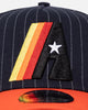New Era Houston Astros '2-Tone Pinstripe' 9FORTY A-Frame Snapback Pinstripe
