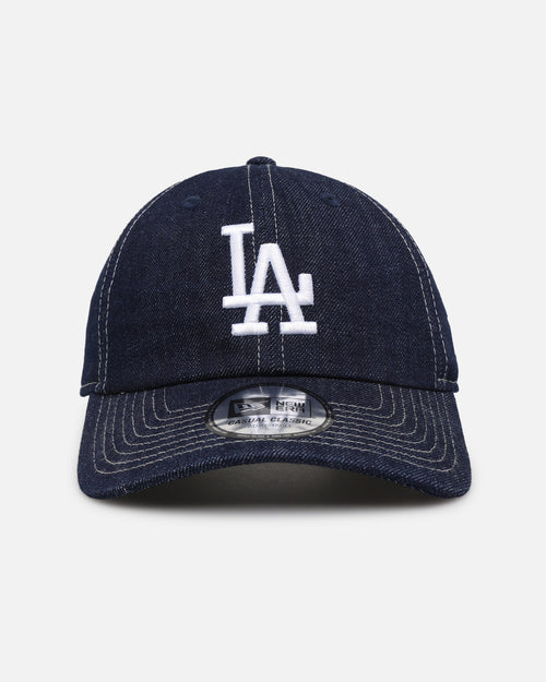 New Era Los Angeles Dodgers Washed Denim Casual Classic Strapback Blue Washed Denim