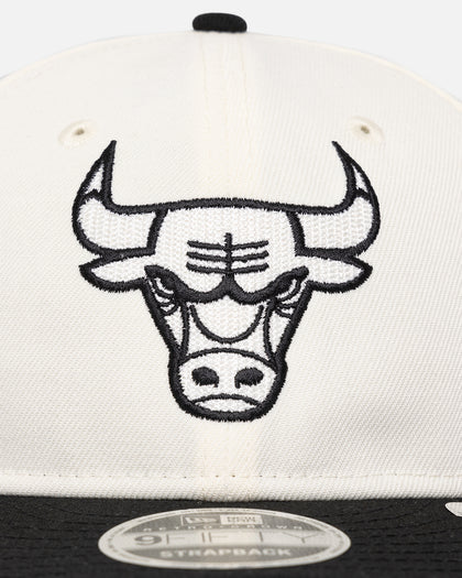 New Era Chicago Bulls 'Retro Crown Classic' 9FIFTY Retro Crown Strapback Chrome White/Black
