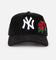 New Era New York Yankees 'Corduroy Roses' Golfer Pre-Curved Snapback Black Corduroy/White