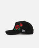 New Era Los Angeles Dodgers 'Corduroy Roses' Golfer Pre-Curved Snapback Black Corduroy/White