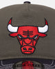 New Era Chicago Bulls 'Contrast Visor' Pre-Curved Golfer Snapback Moss/Navy
