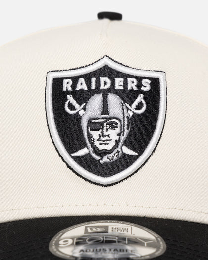 New Era Oakland Raiders 'NFL City Originals' 9FORTY A-Frame Snapback Chrome White/OTC