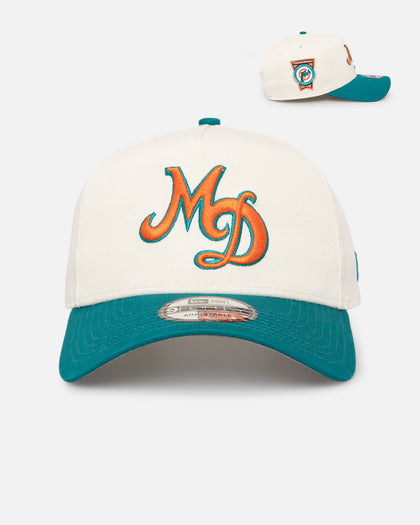 New Era Miami Dolphins 'NFL City Originals' 9FORTY A-Frame Snapback Chrome White/OTC