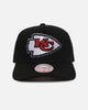 Mitchell & Ness Kansas City Chiefs Team Colour Logo MVP Snapback Black