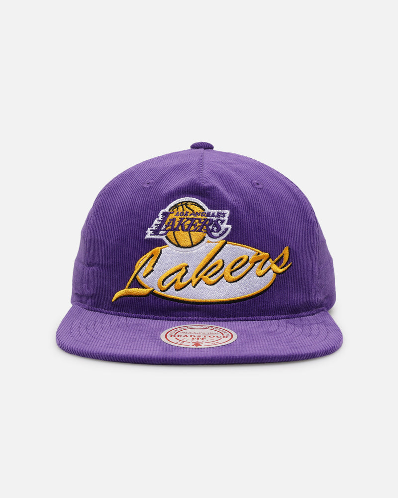 Mitchell & Ness Los Angeles Lakers Centre Circle Origin Snapback Purple