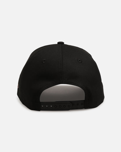 New Era Chicago Bulls 'Drip Glow Script' 9FORTY A-Frame Snapback Black/Pink