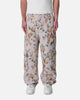 MNML Jacquard Rose Cargo Pants Gold