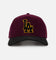 New Era Los Angeles Dodgers 'Large Chenille' 9FORTY A-Frame Snapback Maroon
