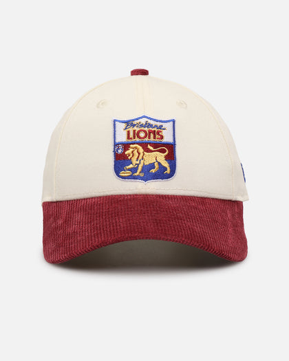 New Era Kids' Brisbane Lions 9FORTY Strapback Chrome White