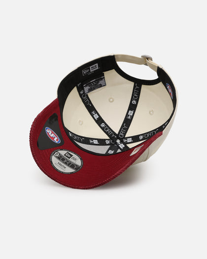 New Era Kids' Brisbane Lions 9FORTY Strapback Chrome White