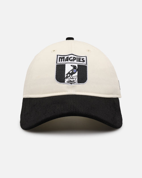 New Era Collingwood Magpies 9TWENTY Strapback Chrome White