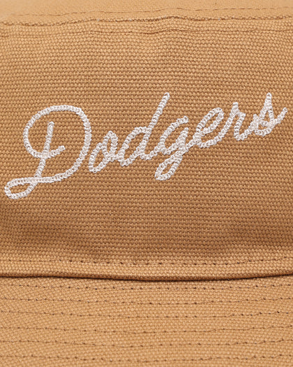 New Era Los Angeles Dodgers 'Wheat Duck Canvas' Bucket Hat Wheat